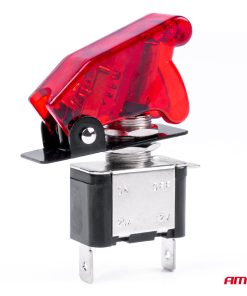 Interruptor estilo TOP GUN Rojo (Iluminado) 12/24V 20A ON/OFF