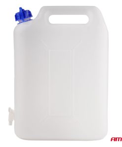 Bidón plástico para agua 20L, blanco