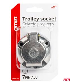Enchufe metálico para remolque 7 polos ALU- blister