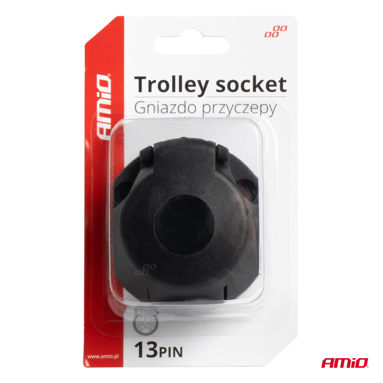 Enchufe para remolque 13 polos- blister 4 Enchufe para remolque 13 polos- blister