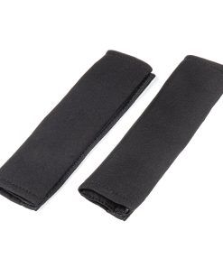 Almohadilla para cinturón de seguridad negro, 2 uds