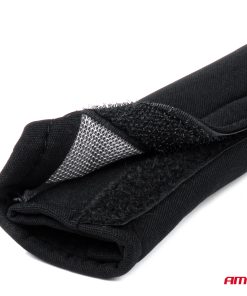 Almohadilla para cinturón de seguridad negro, 2 uds