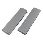 Almohadilla para cinturón de seguridad gris, 2 uds.