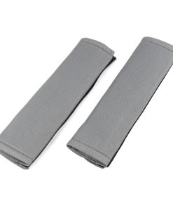 Almohadilla para cinturón de seguridad gris, 2 uds.
