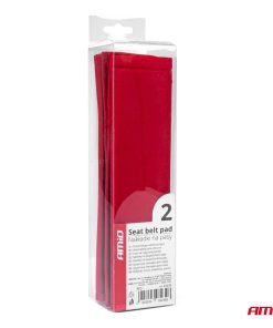Almohadilla para cinturón de seguridad rojo, 2 uds.