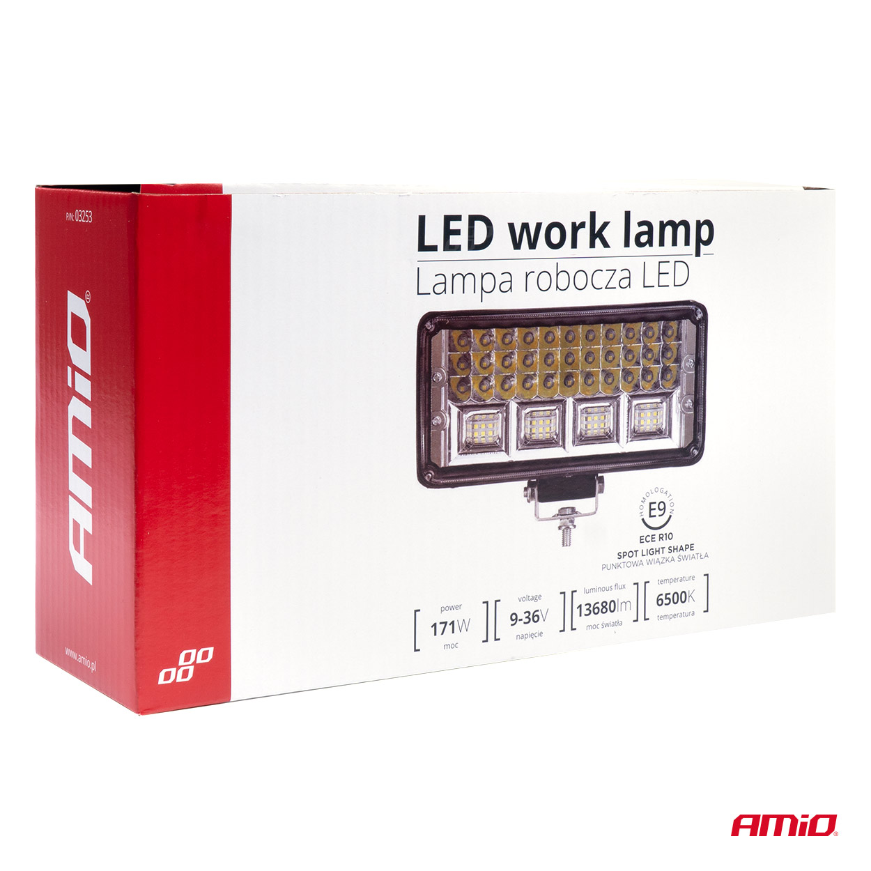 Lámpara de Trabajo AWL42 57 LED SPOT 9-36V 4 Lámpara de Trabajo AWL42 57 LED SPOT 9-36V
