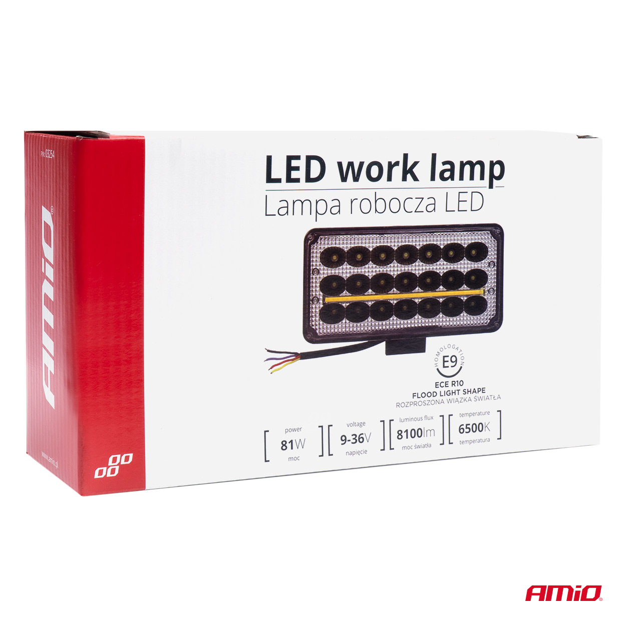 Lámpara de Trabajo AWL43 27 LED FLOOD 9-36V 5 Lámpara de Trabajo AWL43 27 LED FLOOD 9-36V