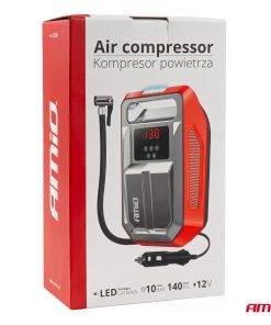 Compresor de aire para coche con manómetro digital y luz LED 12V ACOMP-18