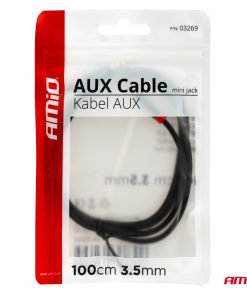 Cable AUX mini jack 3,5mm 100cm 9 Cable AUX mini jack 3,5mm 100cm