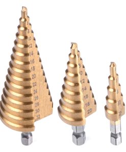 Juego de 3 brocas escalonadas para metal 4-32mm