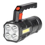 Linterna 4LED+COB, 18650mAh WT17