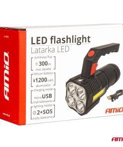 Linterna 4LED+COB, 18650mAh WT17 13 Linterna 4LED+COB, 18650mAh WT17