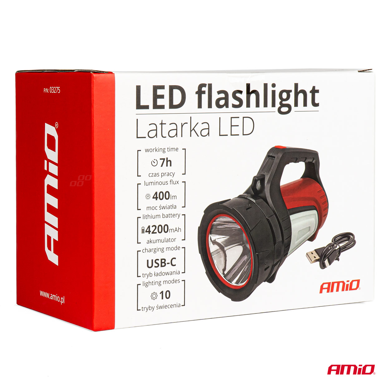 Linterna LED T6+COB, 55950mAh WT19 7 Linterna LED T6+COB, 55950mAh WT19
