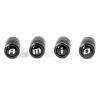 Tapones de aluminio para válvula color negro 4 unid. 9 Tapones de aluminio para válvula color negro 4 unid.