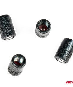 Tapones de aluminio para válvula color negro 4 unid.