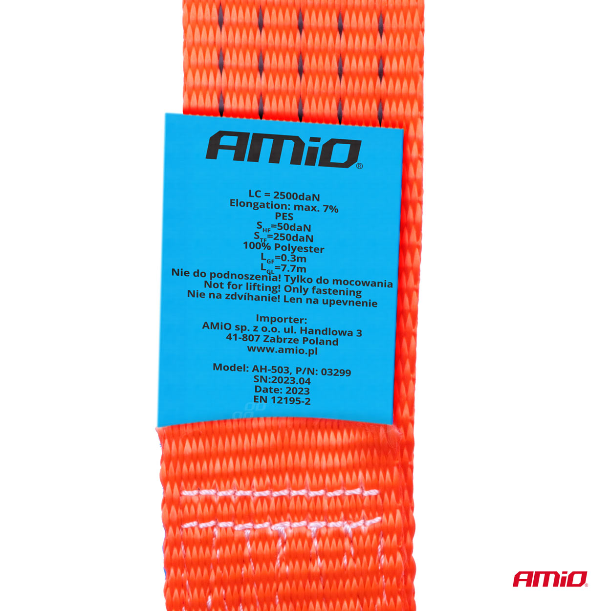 Cinta de amarre con tensor 5000kg 50mm 8m 5 Cinta de amarre con tensor 5000kg 50mm 8m