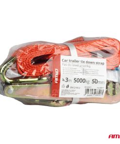 Cinta transportadora con tensor y abrazadera 5T 5000kg 50mm 3m AMIO-03317