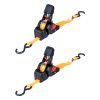 Juego cintas de amarre con trinquete 100/200kg 18mm 2m S-TYPE AMIO-03323