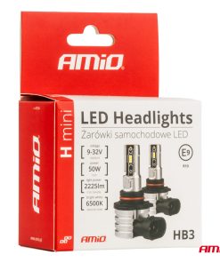 Bombilla Luz de Cruce LED Headlamp HB3 9005/HIR1 9011/H10 H-mini AMiO