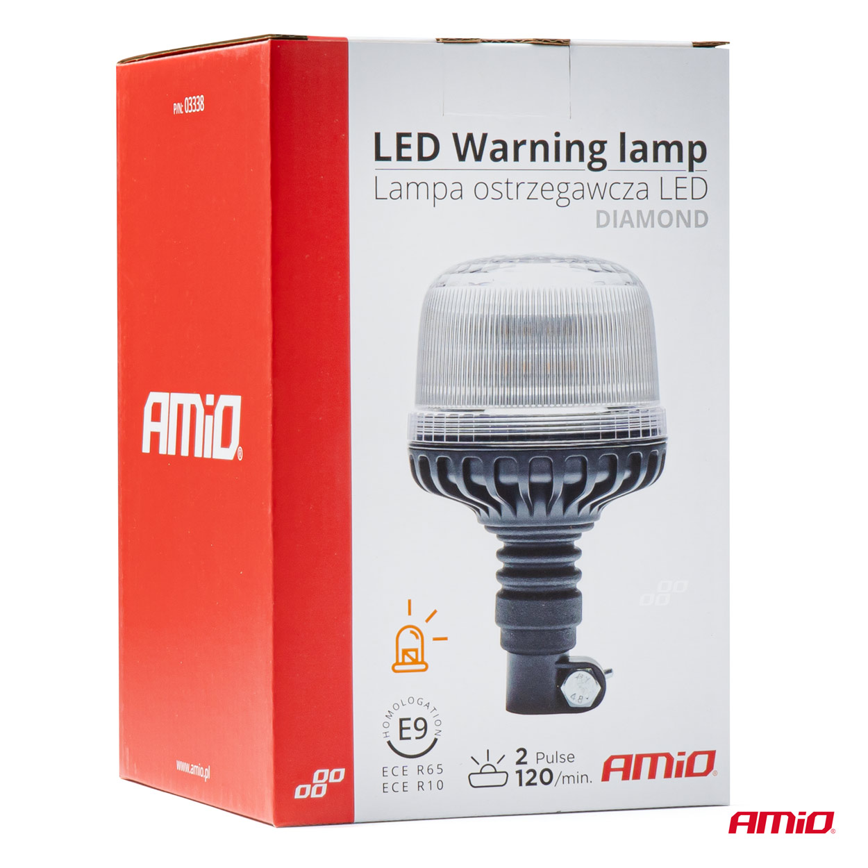 Lámpara estrobiscópica W25p tubo flexible R65 R10 24LED 12/24V IP66 AMIO-03338 6 Lámpara estrobiscópica W25p tubo flexible R65 R10 24LED 12/24V IP66 AMIO-03338
