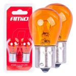 Bombillas halógenas PY21W BAU15S 12V AMBER 2unid. blister