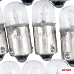 Bombillas halógenas T4W 12V 4W BA9S 10unid.
