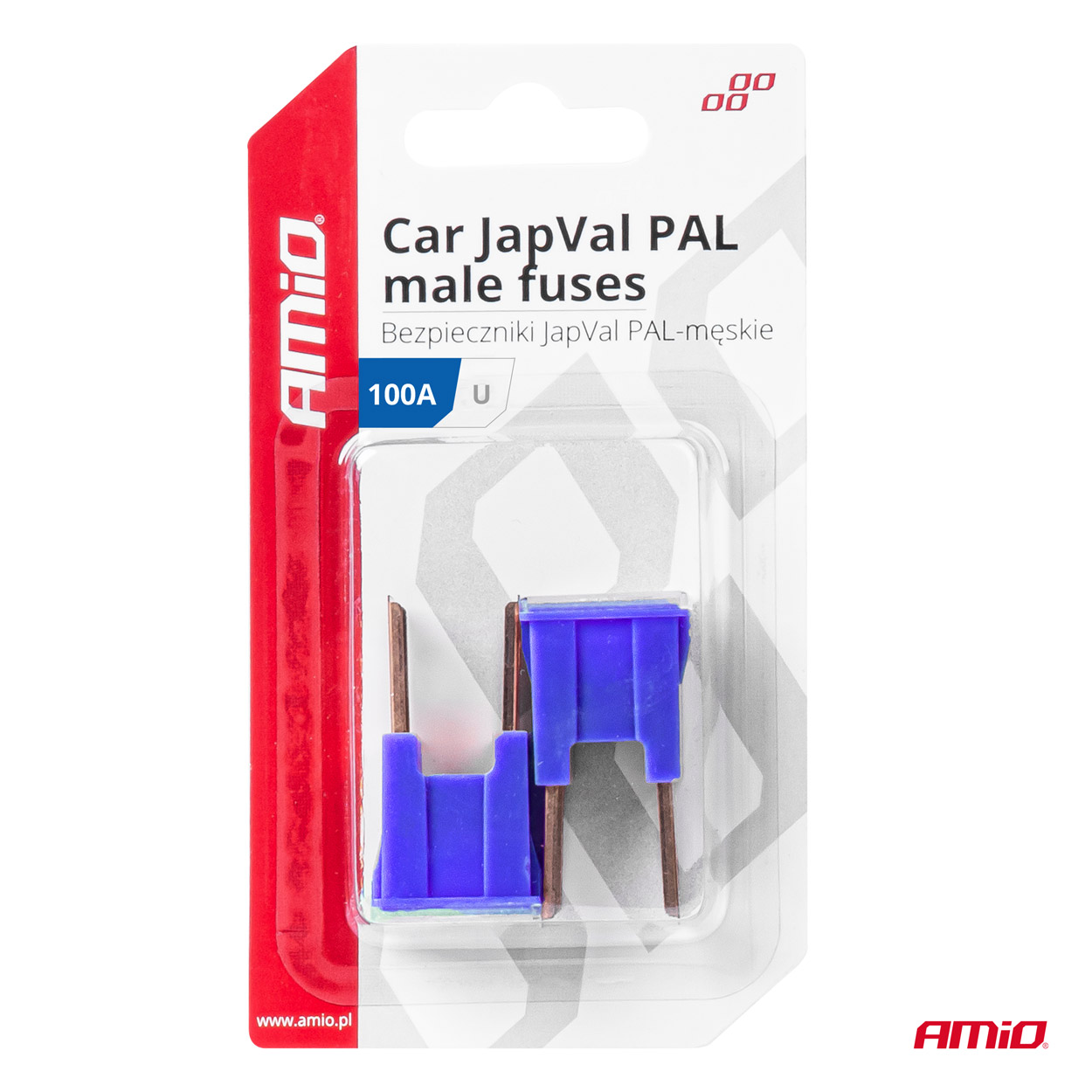 Fusible JapVal PAL Macho U 100A AMIO-03411 3 Fusible JapVal PAL Macho U 100A AMIO-03411