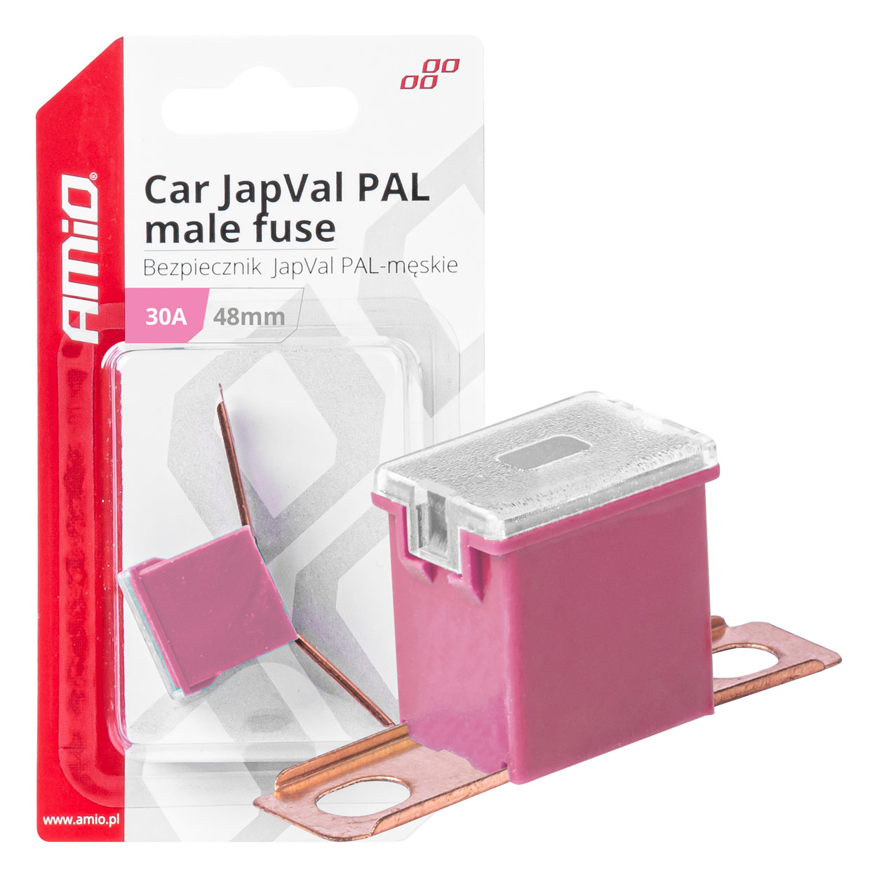 Fusible JapVal PAL Macho 48mm 30A AMIO-03418 1 Fusible JapVal PAL Macho 48mm 30A AMIO-03418