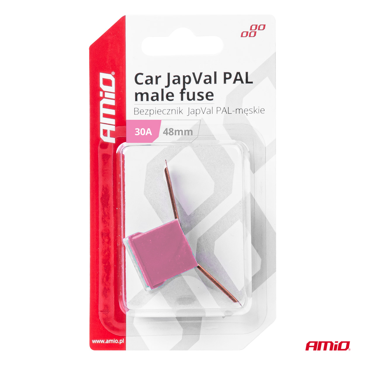 Fusible JapVal PAL Macho 48mm 30A AMIO-03418 3 Fusible JapVal PAL Macho 48mm 30A AMIO-03418