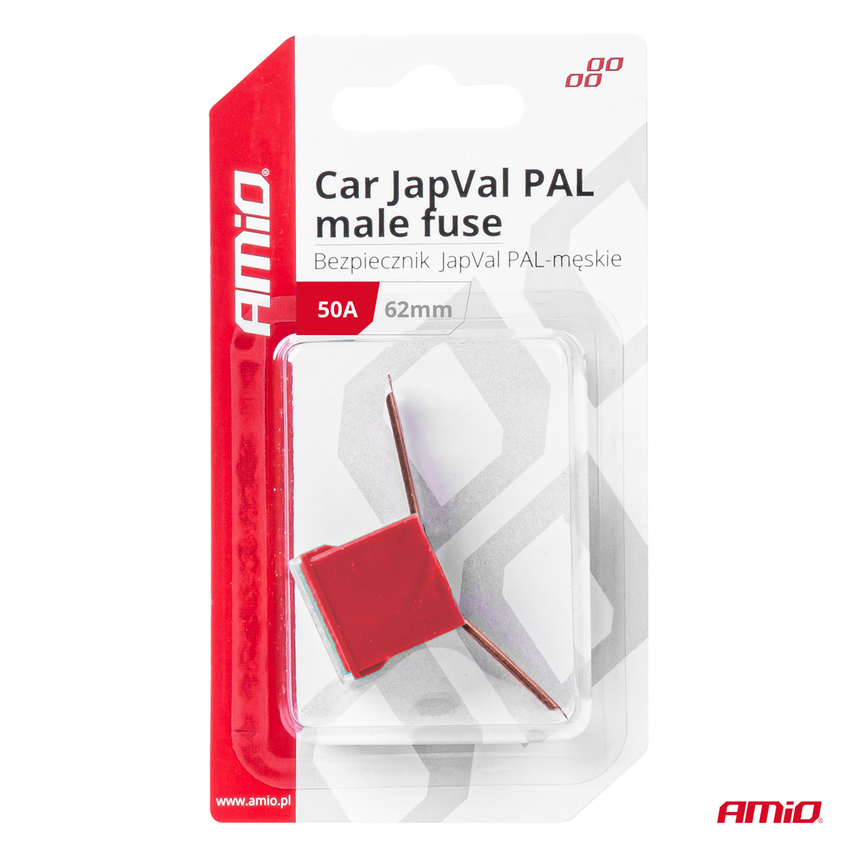 Fusible JapVal PAL Macho 62mm 50A AMIO-03429 3 Fusible JapVal PAL Macho 62mm 50A AMIO-03429