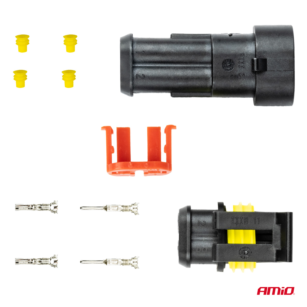 Conector con terminales macho/hembra AMIO-03518 3 Conector con terminales macho/hembra AMIO-03518