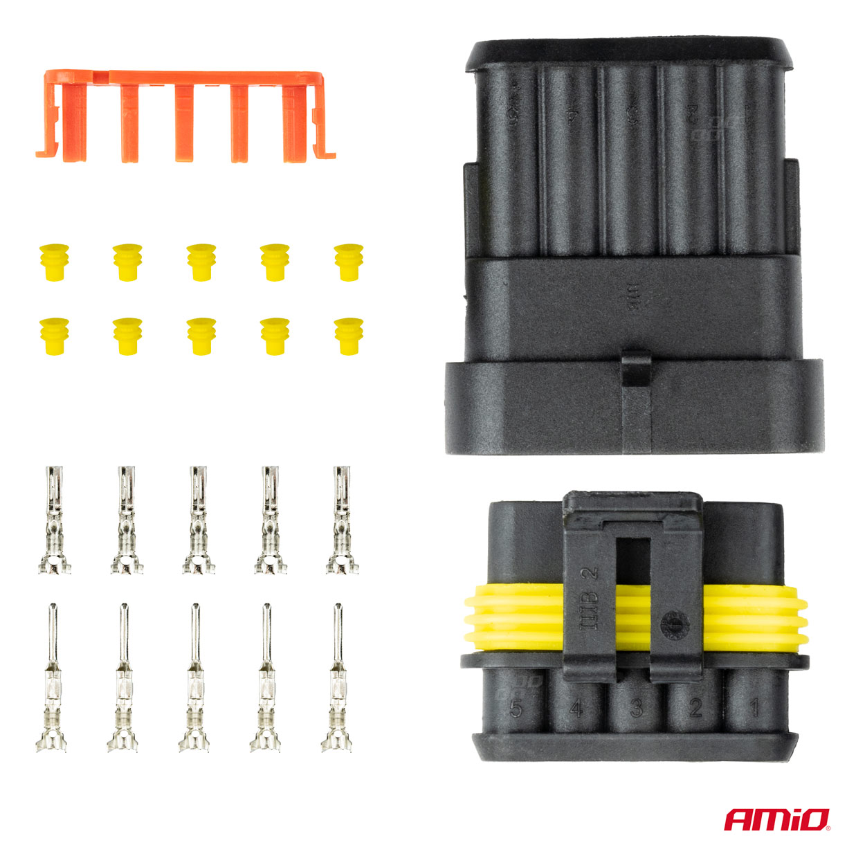 Conector con terminales macho/hembra AMIO-03521 3 Conector con terminales macho/hembra AMIO-03521