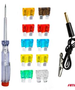 Juego de 10 fusibles MINI con comprobador AMIO-03523