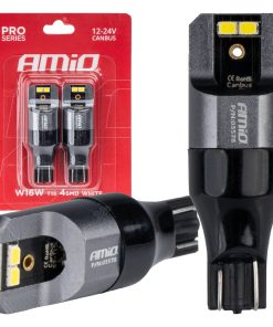 Bombillas LED CANBUS PRO T15 W16W 4x2016 SMD blanco 12V 24V AMIO-03578