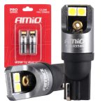 Bombillas LED FULL  PRO T10 W5W 4x3030 SMD blanco 12V 24V AMIO-03580