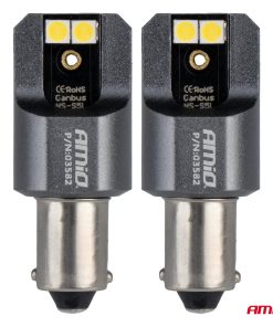 Bombillas LED FULL CANBUS PRO T4W BA9S 4x3030 SMD Blanco 12V 24V AMIO-03582