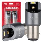 Bombillas LED FULL CANBUS PRO BAY15D P21/5W 2x1860SMD blancas 12V 24V AMIO-03595