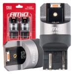 Bombillas LED FULL CANBUS PRO W21/5W 2x1860 SMD rojo 12V 24V AMIO-03602