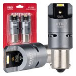 Bombillas LED FULL CANBUS PRO BA15S P21W 2x1860SMD blancas 12V 24V AMIO-03603