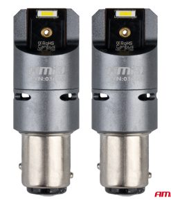 Bombillas LED FULL CANBUS PRO BAY15D P21/5W 2x1860SMD blanco 12V 24V AMIO-03605