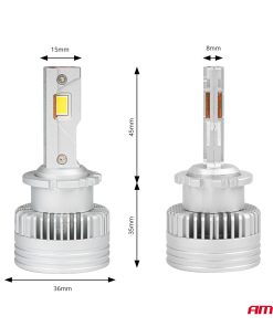 Bombilla Luz de Cruce LED Headlamp D2S/D2R D-Basic Series AMiO-03627