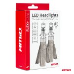 Bombillas LED coche FLEX+ serie H4 lente 12V 24V 6000K Canbus AMIO-03658