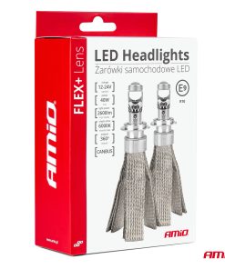 Bombillas LED coche FLEX+ serie H4 lente 12V 24V 6000K Canbus AMIO-03658