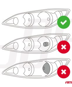 Bombilla Luz de Cruce LED Headlamp H7 FLEX+ Lens Series AMiO-03660 12 Bombilla Luz de Cruce LED Headlamp H7 FLEX+ Lens Series AMiO-03660