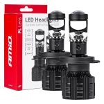 Bombilla Luz de Cruce LED Headlamp H4 PL Lens Series AMiO-03667