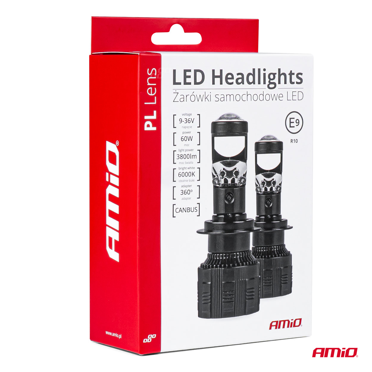 Bombilla Luz de Cruce LED Headlamp H7 PL Lens Series AMiO-03668 7 Bombilla Luz de Cruce LED Headlamp H7 PL Lens Series AMiO-03668