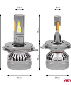 Bombilla Luz de Cruce LED Headlamp H4/H19 HP Series Full Canbus AMiO-03673