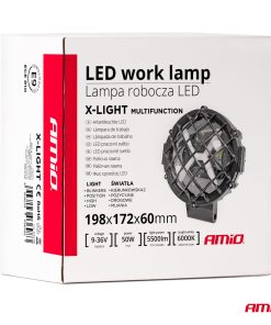 Lámpara de Trabajo Multifunction 9-36V 50W AMIO-03698 10 Lámpara de Trabajo Multifunction 9-36V 50W AMIO-03698