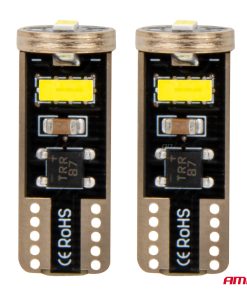LED CANBUS BULBS T10e W5W 3x2055 SMD White 12V/24V AMIO-03720