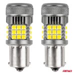 LED CANBUS BULBS PRO series 1156 BA15S P21W R10W R5W 36x3030 SMD FAN White 12V/24V AMIO-03722